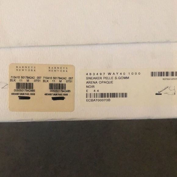 Balenciaga sneakers blk size 11 - Picture 3 of 6